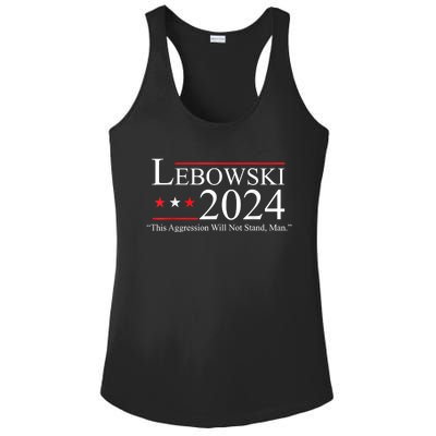 Funny Name Lebowski Political Election Vote 2024 Ladies PosiCharge Competitor Racerback Tank