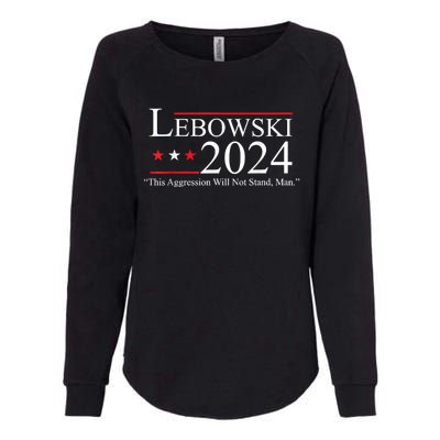 Funny Name Lebowski Political Election Vote 2024 Womens California Wash Sweatshirt