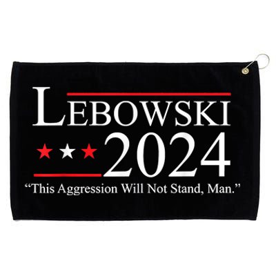 Funny Name Lebowski Political Election Vote 2024 Grommeted Golf Towel