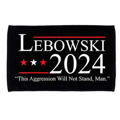 Funny Name Lebowski Political Election Vote 2024 Microfiber Hand Towel