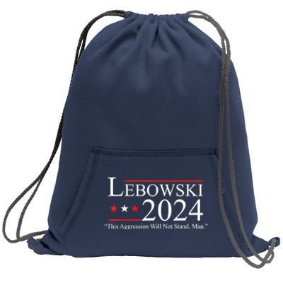 Funny Name Lebowski Political Election Vote 2024 Sweatshirt Cinch Pack Bag