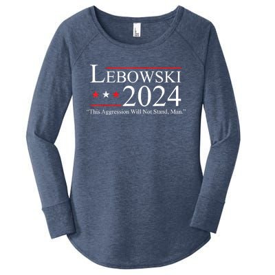 Funny Name Lebowski Political Election Vote 2024 Women's Perfect Tri Tunic Long Sleeve Shirt