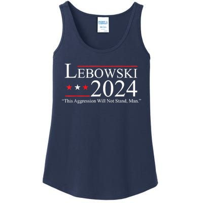 Funny Name Lebowski Political Election Vote 2024 Ladies Essential Tank