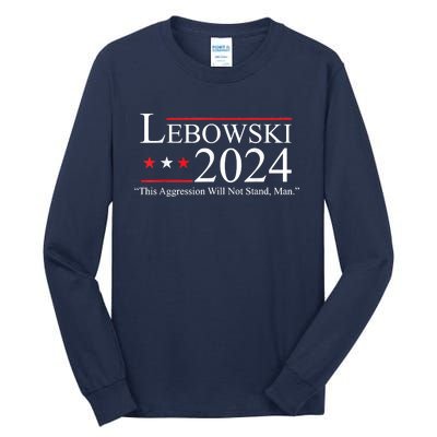 Funny Name Lebowski Political Election Vote 2024 Tall Long Sleeve T-Shirt