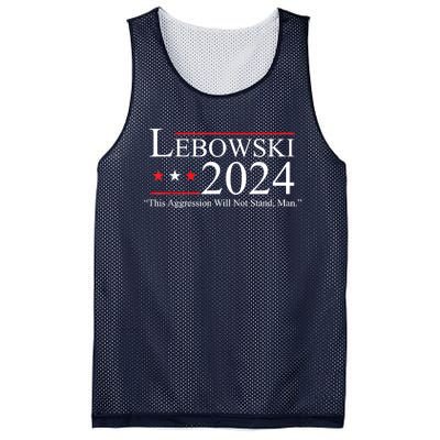 Funny Name Lebowski Political Election Vote 2024 Mesh Reversible Basketball Jersey Tank