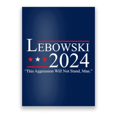 Funny Name Lebowski Political Election Vote 2024 Poster