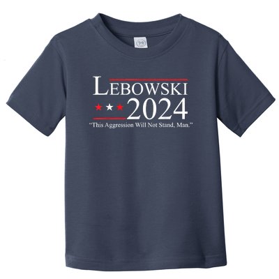 Funny Name Lebowski Political Election Vote 2024 Toddler T-Shirt