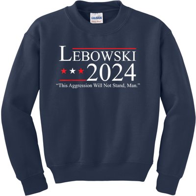 Funny Name Lebowski Political Election Vote 2024 Kids Sweatshirt