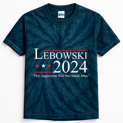 Funny Name Lebowski Political Election Vote 2024 Kids Tie-Dye T-Shirt