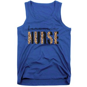 Forensic Nurse Leopard Print Rn Cheetah Nurse Squad Cool Gift Tank Top