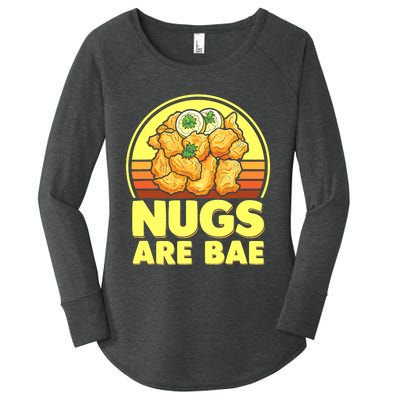 Funny Nugs Lovers Fast Food junk food lovers Women's Perfect Tri Tunic Long Sleeve Shirt