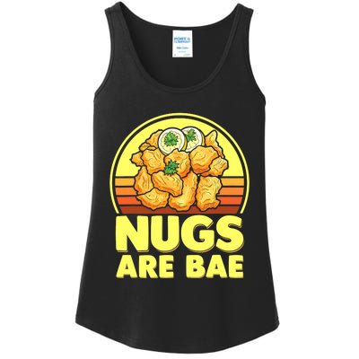 Funny Nugs Lovers Fast Food junk food lovers Ladies Essential Tank