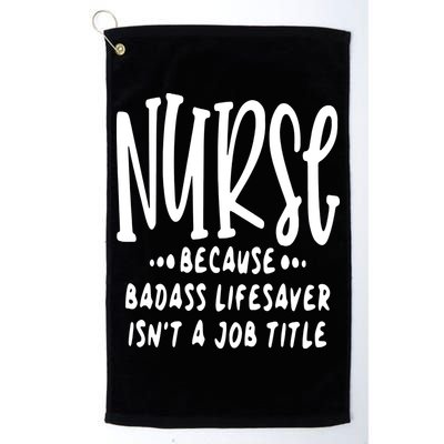 Funny Nurse Life Quote Golf Towel