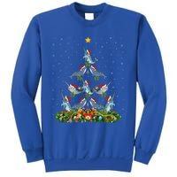 Funny Narwhal Lover Xmas Santa Narwhal Christmas Tree Meaningful Gift Sweatshirt