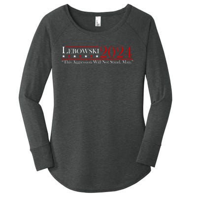 Funny Name Lebowski Political Election Vote 2024 Women's Perfect Tri Tunic Long Sleeve Shirt