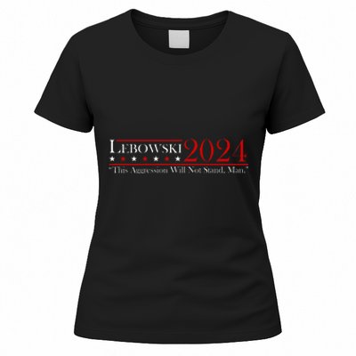 Funny Name Lebowski Political Election Vote 2024 Women's T-Shirt