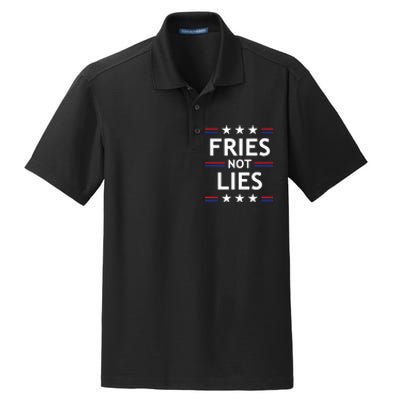 Fries Not Lies Trump 2024 French Fries Trump Vance 2024 Dry Zone Grid Polo