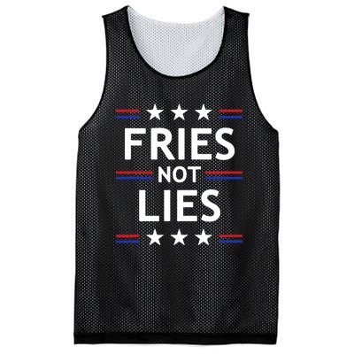 Fries Not Lies Trump 2024 French Fries Trump Vance 2024 Mesh Reversible Basketball Jersey Tank