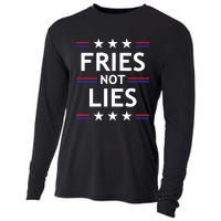 Fries Not Lies Trump 2024 French Fries Trump Vance 2024 Cooling Performance Long Sleeve Crew