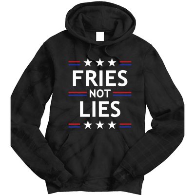 Fries Not Lies Trump 2024 French Fries Trump Vance 2024 Tie Dye Hoodie