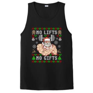 Funny No Lifts No Funny Gift Ugly Christmas Workout Powerlifting Great Gift PosiCharge Competitor Tank