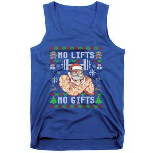 Funny No Lifts No Funny Gift Ugly Christmas Workout Powerlifting Great Gift Tank Top