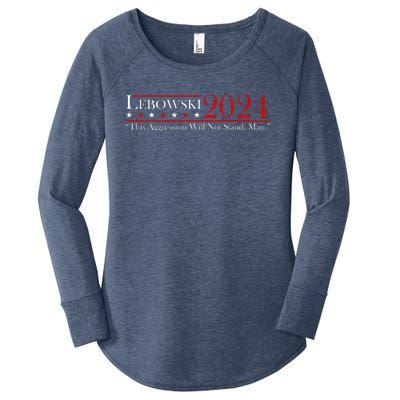 Funny Name Lebowski Political Election Vote 2024  Women's Perfect Tri Tunic Long Sleeve Shirt