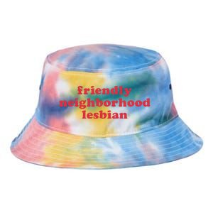 Friendly Neighborhood Lesbian Pride Tie Dye Newport Bucket Hat