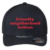 Friendly Neighborhood Lesbian Pride Flexfit Unipanel Trucker Cap