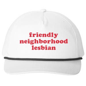 Friendly Neighborhood Lesbian Pride Snapback Five-Panel Rope Hat