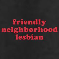 Friendly Neighborhood Lesbian Pride Adult Drive Performance Visor