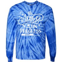 Future Nurse Life Nursing School Student Nurse In Progress Gift Tie-Dye Long Sleeve Shirt