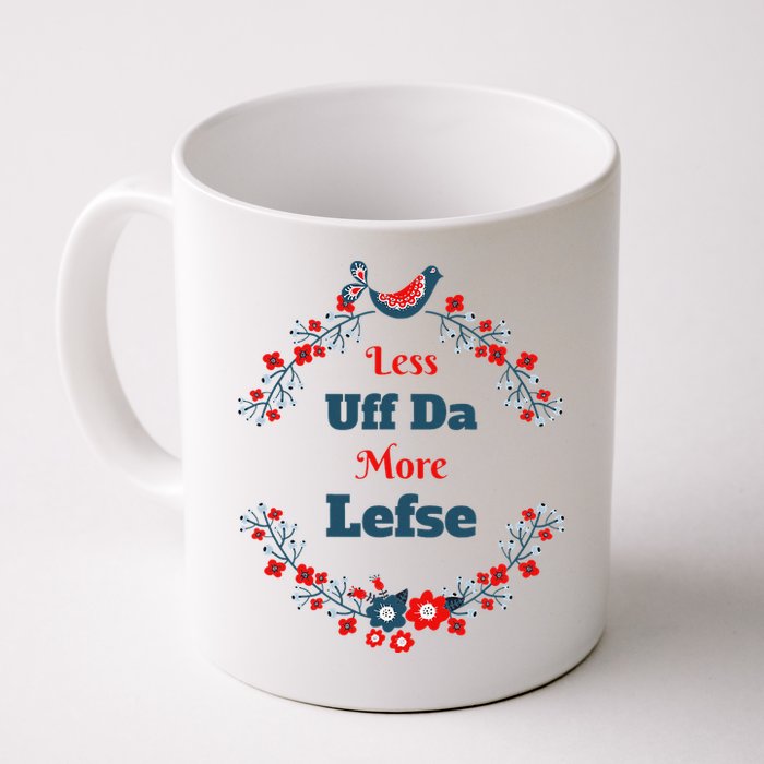 Funny Norwegian Less Uffda More Lefse Midwest Mug