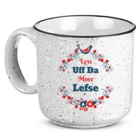 Funny Norwegian Less Uffda More Lefse Midwest 15oz Campfire Ceramic Mug
