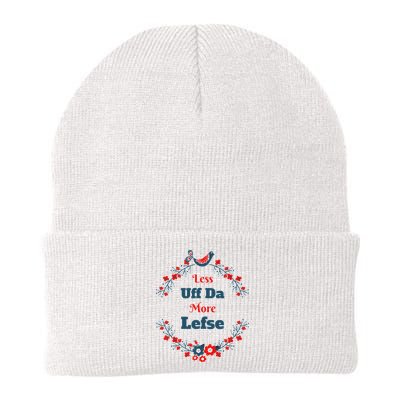Funny Norwegian Less Uffda More Lefse Midwest Beanie
