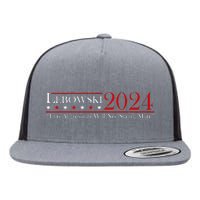 Funny Name Lebowski Political Election Vote 2024 Men Women Flat Bill Trucker Hat