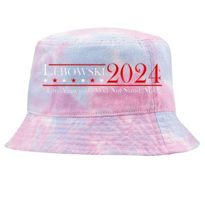 Funny Name Lebowski Political Election Vote 2024 Men Women Tie-Dyed Bucket Hat