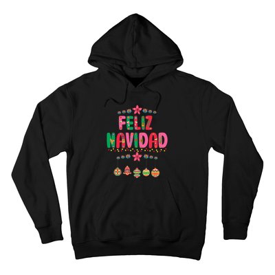 Feliz Navidad Mexican Christmas Funny Xmas Lights Decoration  Hoodie