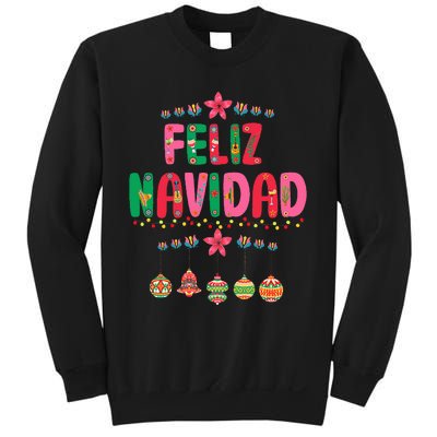 Feliz Navidad Mexican Christmas Funny Xmas Lights Decoration  Sweatshirt