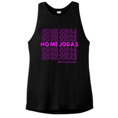 Funny No Me Jodas Latina Ladies PosiCharge Tri-Blend Wicking Tank