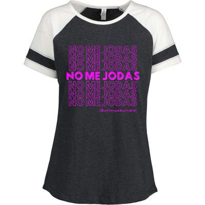 Funny No Me Jodas Latina Enza Ladies Jersey Colorblock Tee