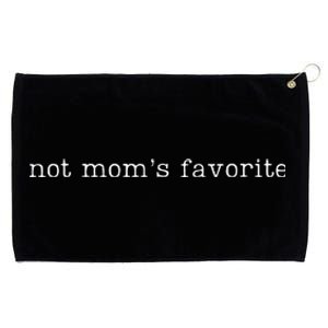 Funny Not MomS Favorite Daughter Trendy Favorite Childss Grommeted Golf Towel