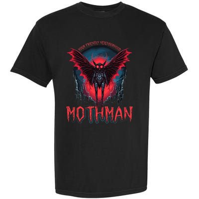 Friendly Neighborhood Mothman Cryptid Folklore Mothman Garment-Dyed Heavyweight T-Shirt