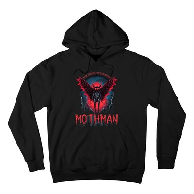 Friendly Neighborhood Mothman Cryptid Folklore Mothman Hoodie