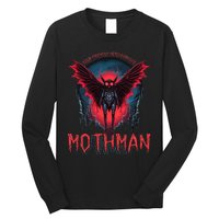 Friendly Neighborhood Mothman Cryptid Folklore Mothman Long Sleeve Shirt