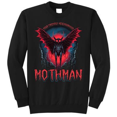 Friendly Neighborhood Mothman Cryptid Folklore Mothman Sweatshirt