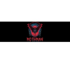 Friendly Neighborhood Mothman Cryptid Folklore Mothman Bumper Sticker