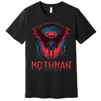 Friendly Neighborhood Mothman Cryptid Folklore Mothman Premium T-Shirt