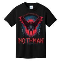 Friendly Neighborhood Mothman Cryptid Folklore Mothman Kids T-Shirt