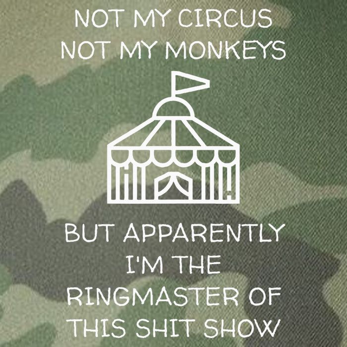Funny Not My Circus Not My Monkeys Ringmaster Shitshow Legacy Tie Dye Trucker Hat